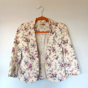 Vintage Zara Floral Blazer (S)